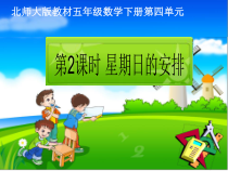 北师大版数学五年级下册《星期日的安排》PPT课件2