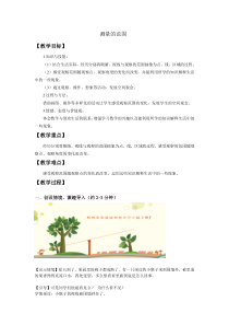 北师大版数学六年级上册《观察的范围》教学设计1