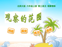 北师大版数学六年级上册《观察的范围》PPT课件2
