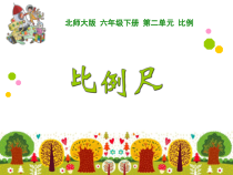 北师大版数学六年级下册《比例尺》PPT课件1