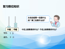 冀教版数学一年级下册《数位、数的读写》优质课PPT课件（1）