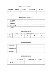 冀教版数学二年级上册《用画“正”字的方法整理数据》学习单