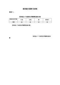 冀教版数学四年级上册《一格表示多个单位的条形统计图》教学素材