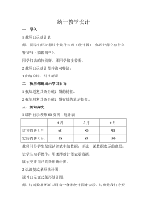 冀教版数学四年级下册《一般复式条形统计图》教学设计（3）