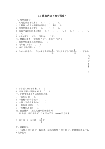 北师大版数学六年级下册名校期末总复习数与代数及答案3