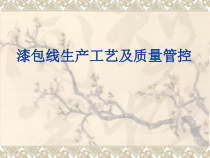 漆包线生产工艺及质量管控培训教材课件