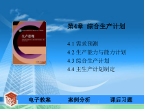 生产管理课件第四章综合生产计划幻灯片1