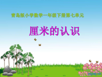 青岛版（五四制）数学一年级下册《信息窗一（厘米的认识）》PPT课件2