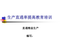 生产直通率培训共35张幻灯片