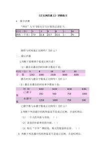 青岛版（五四制）数学五年级下册《信息窗二（正比例）》课后习题.