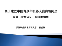 裁判员等级制度的构想课件