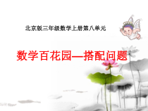 北京版数学三年级上册《合理搭配》PPT课件5
