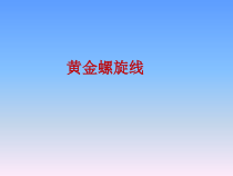 北京版数学六年级上册《黄金螺旋线》PPT课件1