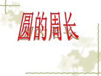 北京版数学六年级上册《圆的周长》PPT课件2