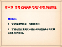 体育公共关系第06章体育公共关系与内外部公众的沟通课件