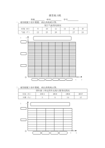 沪教版数学（五四制）四年级下册《折线统计图的画法》课后习题