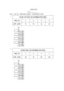 沪教版数学（五四制）四年级下册《折线统计图的画法》课后习题2