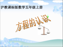 沪教版数学（五四制）五年级上册《方程》PPT课件4