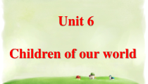 剑桥英语（Join in）六年级上册《Unit 6 Children of our world》PPT课件(共15页)