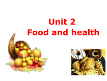 剑桥英语（Join in）六年级下册《Unit 2 Food and health》PPT课件1 (共19页)