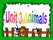 剑桥英语（Join in）四年级下册《Unit 3 Animals》PPT课件1 (共19页)