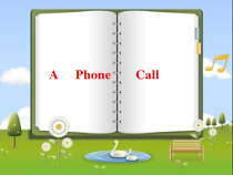 剑桥英语（Join in）五年级下册《Unit 1 A Phone Call》PPT课件1 (共12页)