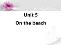 剑桥英语（Join in）五年级下册《Unit 5 On the beach》PPT课件2 (共24页)