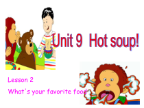 北师大版（三起）英语四下《Unit 9 Lesson 2 What‘s your favorite food》PPT课件(共19页)