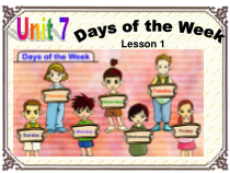 北师大版（三起）英语五下《Unit 7 Days of the Week Lesson 1》PPT课件1 (共20页)