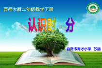 西南师大版数学二年级下册《时、分、秒》PPT课件4