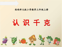 西南师大版数学三年级上册《2 认识千克》PPT课件1