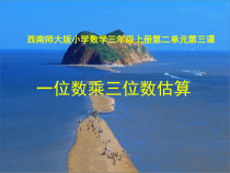 西南师大版数学三年级上册《一位数乘三位数估算》PPT课件2