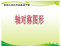 西南师大版数学三年级下册《初步认识轴对称图形》PPT课件2