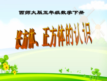 西南师大版数学五年级下册《长方体、正方体的认识》PPT课件1