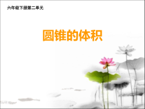 西南师大版数学六年级下册《圆锥》PPT课件2