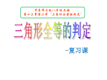 《全等三角形的判定条件》PPT课件2-八年级上册数学华师大版