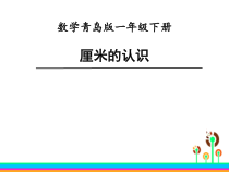 青岛版（六三制）一年级数学下册《信息窗一（厘米的认识）》PPT课件3