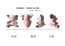 青岛版（六三制）二年级数学下册《信息窗（观察物体）》课后习题