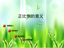 青岛版（六三制）六年级数学下册《信息窗二（正比例）》PPT课件2