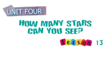北京版英语一年级下册《Unit 4 How many stars can you see Lesson 13》PPT课件3