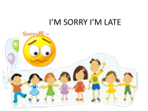 北京版英语一年级下册《Unit 6 I’m sorry I’m late Lesson 21》PPT课件2(1)