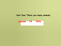 北京版英语二年级上册《Unit 4 There are many animals Lesson 14》公开课PPT课件1(1)