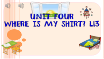 北京版英语二年级下册《Unit 4 Where is my shirt Lesson 13》公开课PPT课件4