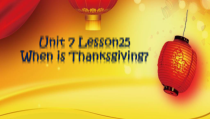 北京版英语三年级上册《Unit 7 When is Thanksgiving Lesson 25》优质课PPT课件3(1)
