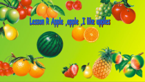 川教版英语三年级上册《Lesson R Apple, Apple, I like you!》PPT课件1