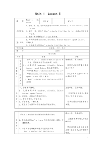川教版英语四年级下册《Lesson 5 What’s He Like？》精品教案2