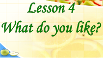 川教版英语四年级下册《Lesson 4 What Do You Like？》精品PPT课件2