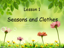 川教版英语五年级下册《Lesson 1 Seasons and Clothes》优质PPT课件2