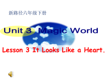 川教版英语六年级下册《Lesson 3 It Looks Like a Heart》PPT课件2