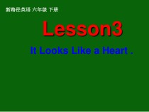 川教版英语六年级下册《Lesson 3 It Looks Like a Heart》备课PPT课件2